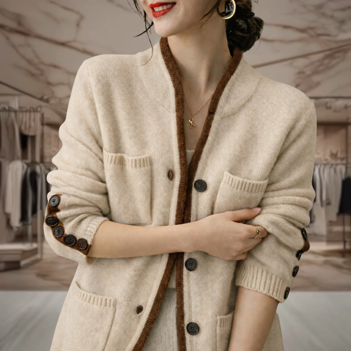 Women’s Tailored Knit Cardigan Sweater | Alana