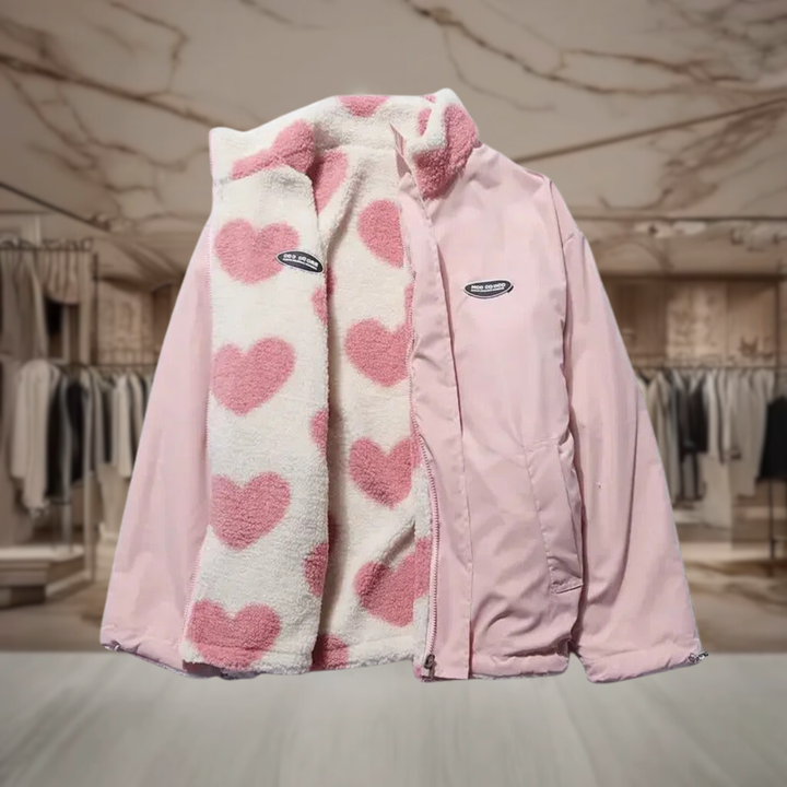 Women's Sherpa Lined Reversible Bomber Jacket | Bianca