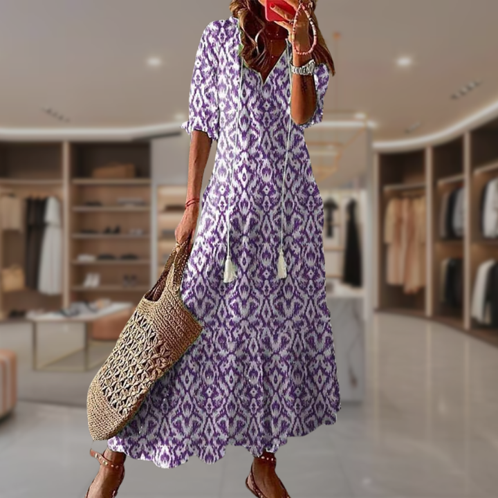 Women’s Boho Casual Maxi Dress | Keely