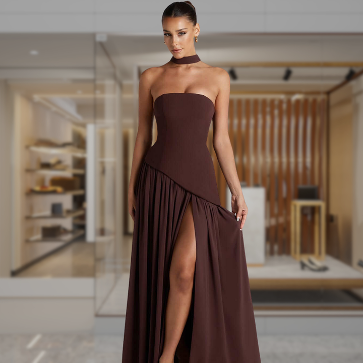 Women’s Strapless Formal Maxi Dress | Emilie