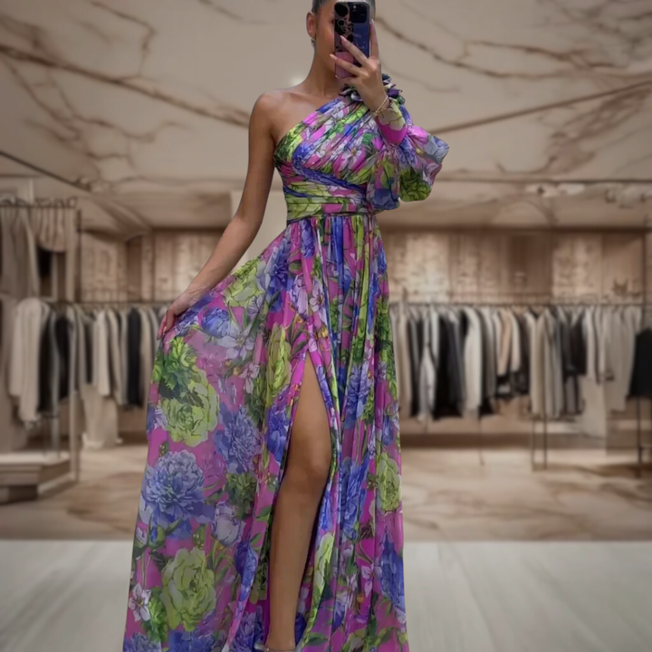 Women’s Floral Chiffon Formal Maxi Dress | Dania