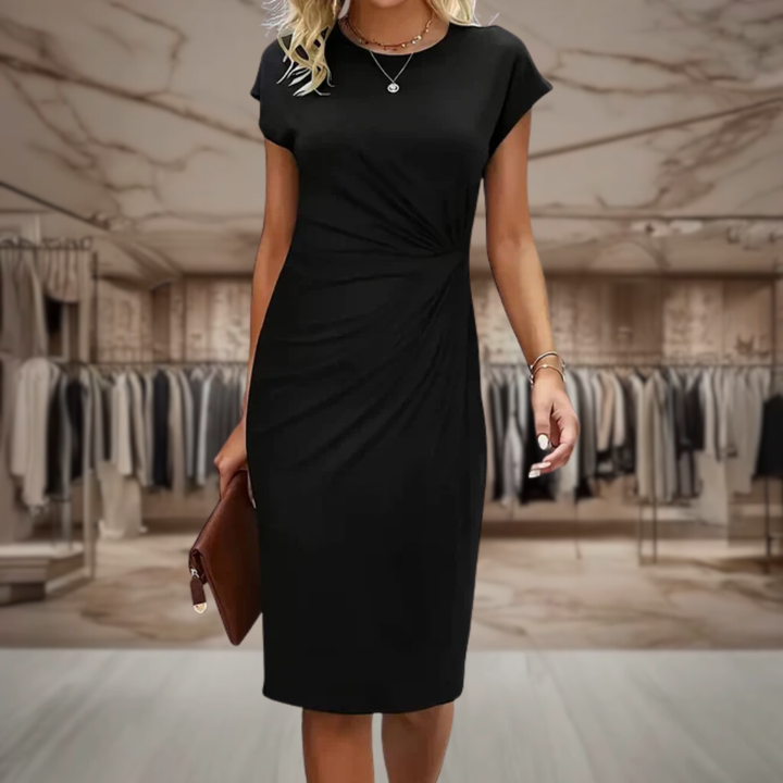 Women’s Ruched Midi Bodycon Dress | Nola