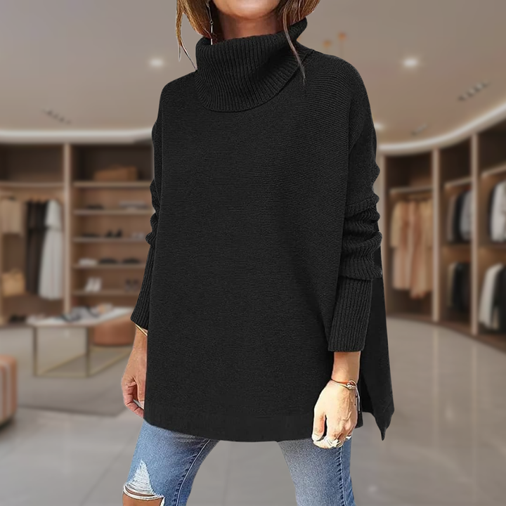 Women’s Oversized Turtleneck Pullover Sweater | Piper