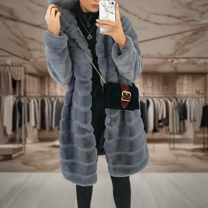 Women’s Long Faux Fur Teddy Coat | Jaidyn