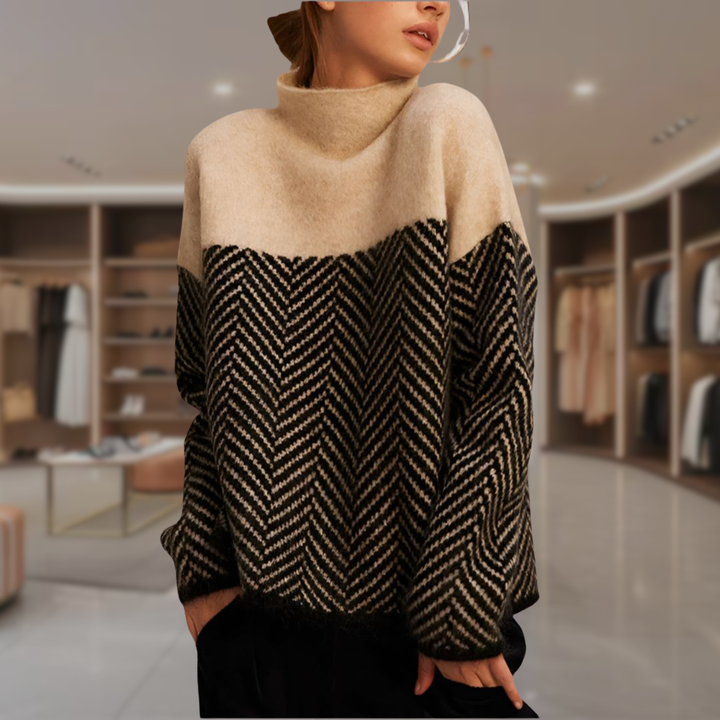 Women's Oversized Turtleneck Sweater | Haven