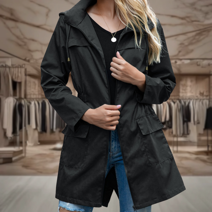 Women’s Hooded Lightweight Parka Jacket | Simone