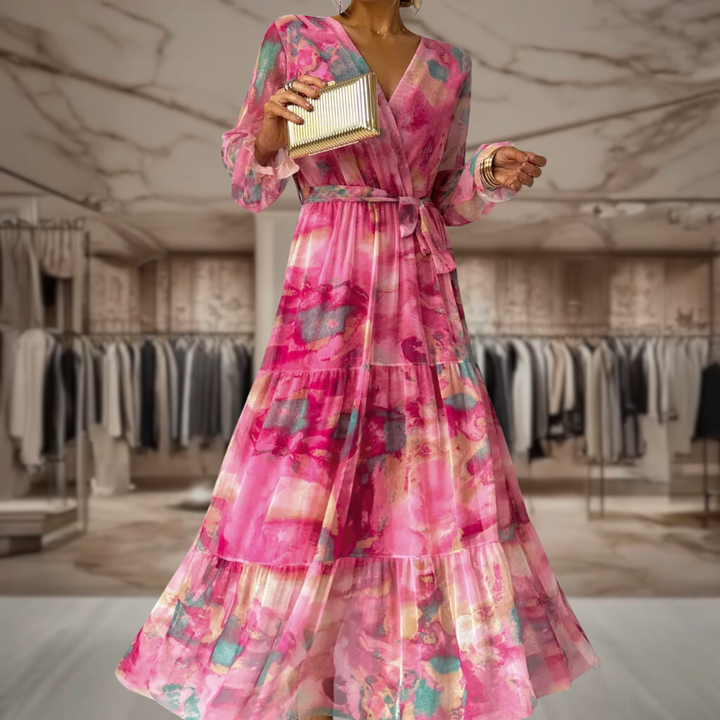 Women’s Floral Wrap Maxi Dress | Selah