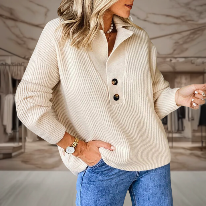 Women's Oversized Chunky Knit Sweater | Presley