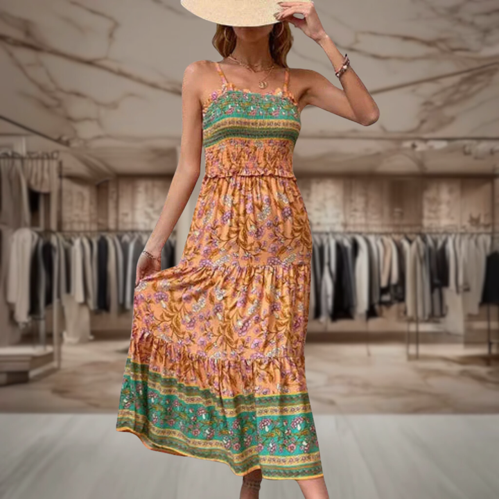 Women's Floral Boho Summer Dress | Kinley