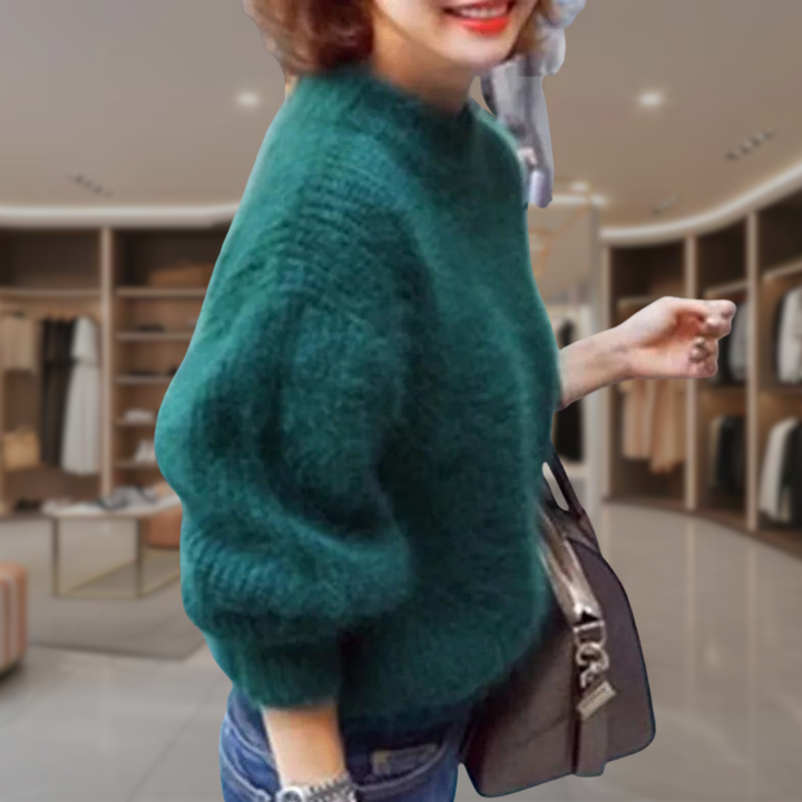 Women’s Alpaca Mock Neck Sweater | Jayda