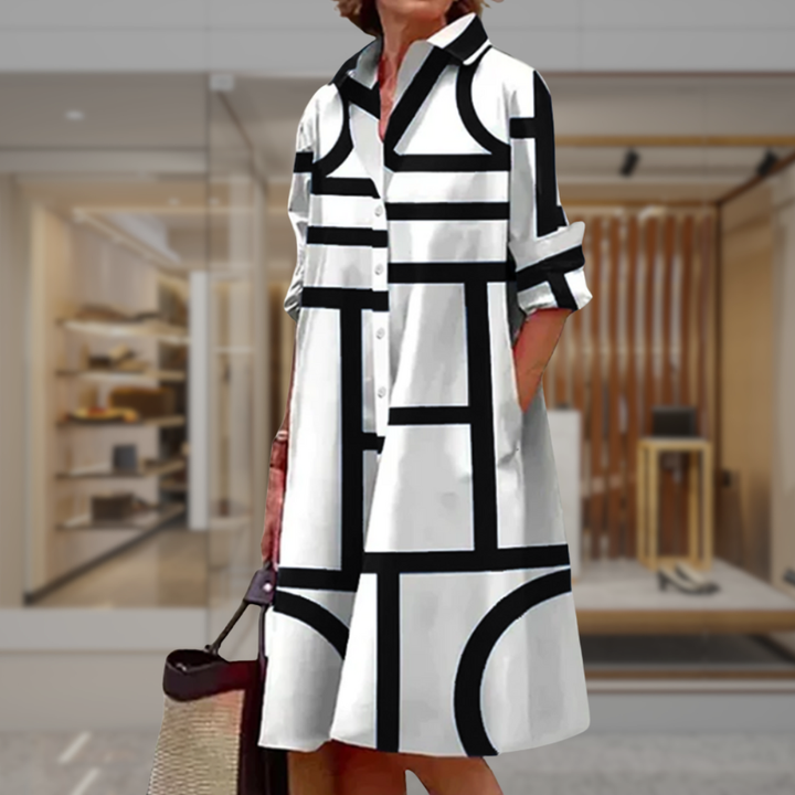 Women’s Midi Casual Shirt Dress | Molly