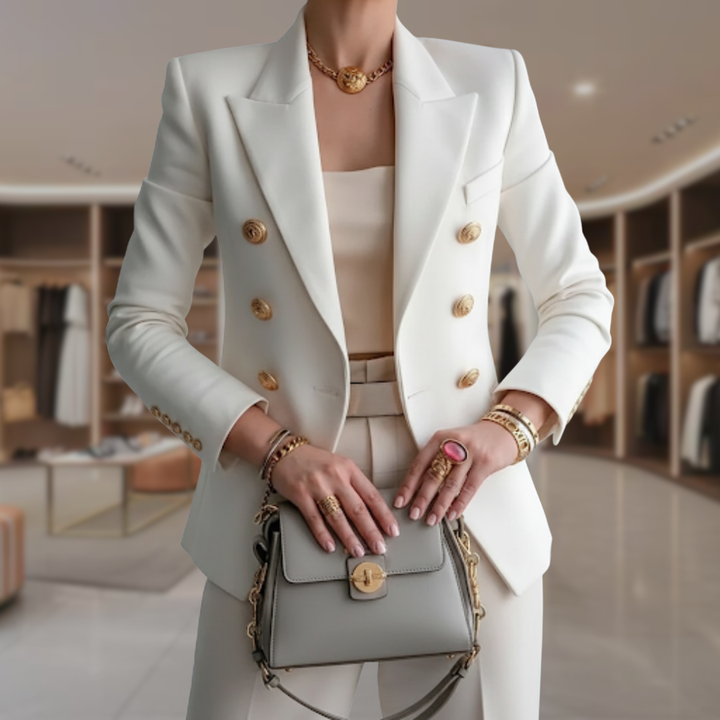 Women's Double Breasted Blazer Jacket | Karley