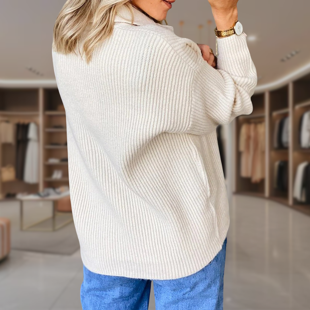 Women's Oversized Chunky Knit Sweater | Presley