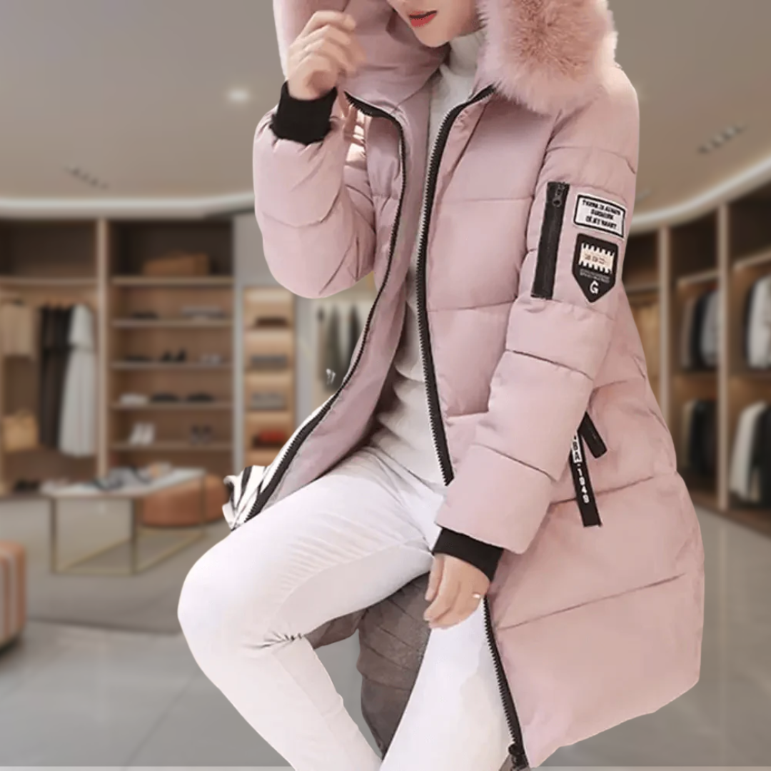 Women’s Long Puffer Jacket Insulated Winter Coat | Cierra