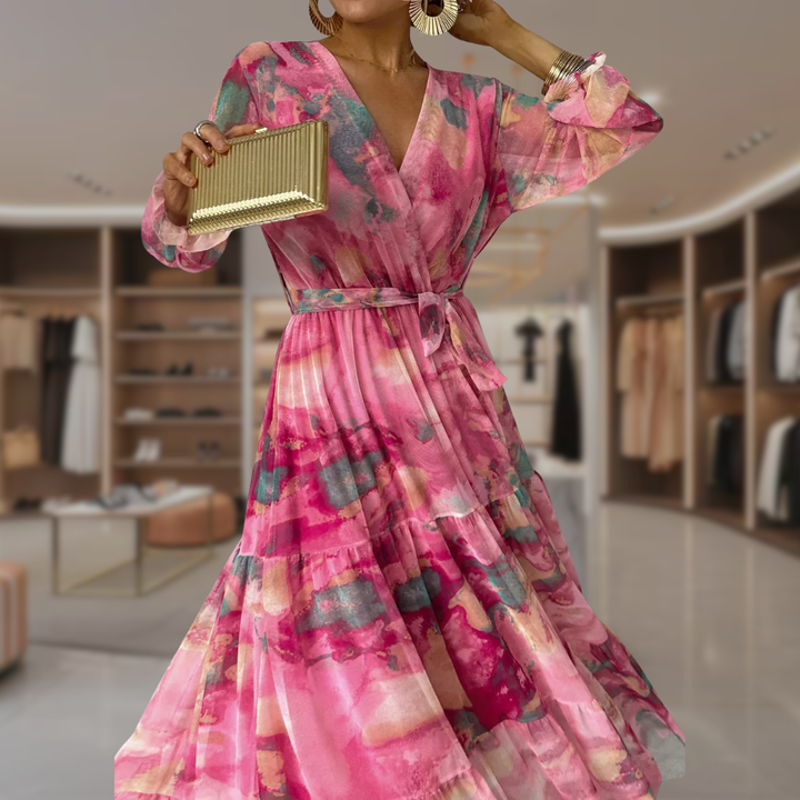 Women’s Floral Wrap Maxi Dress | Selah