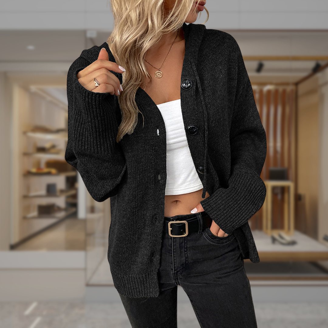 Women’s Oversized Button Up Cardigan Sweater | Kaiya