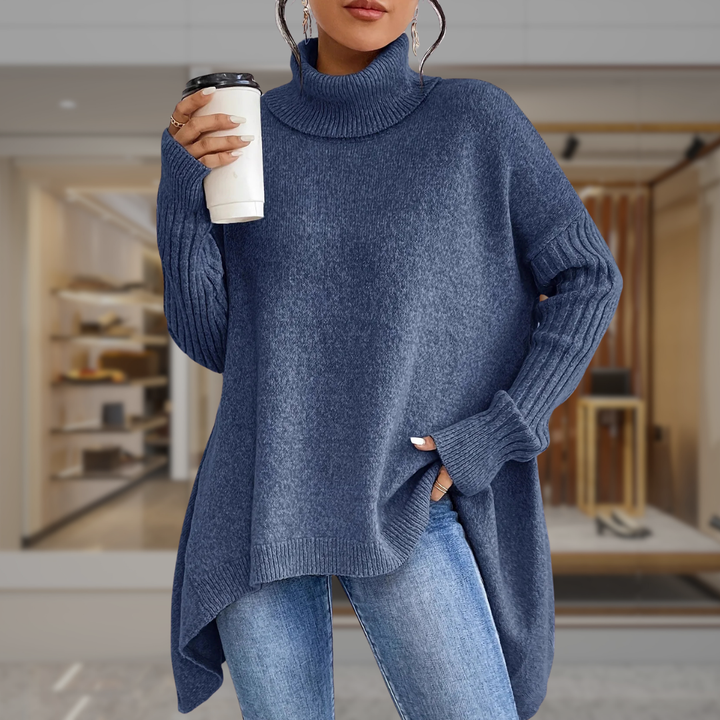 Women’s Oversized Turtleneck Pullover Sweater | Vivian