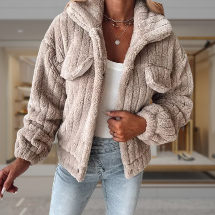 Women’s Soft Fleece Sherpa Jacket | Jamie