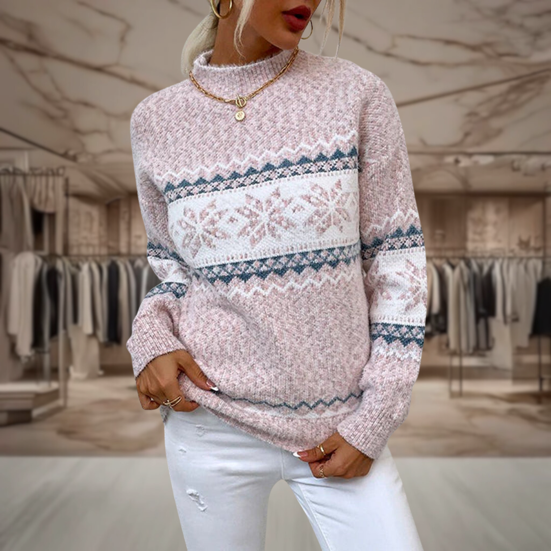 Women’s Fair Isle Wool Sweater | Evie