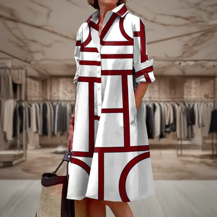 Women’s Midi Casual Shirt Dress | Molly