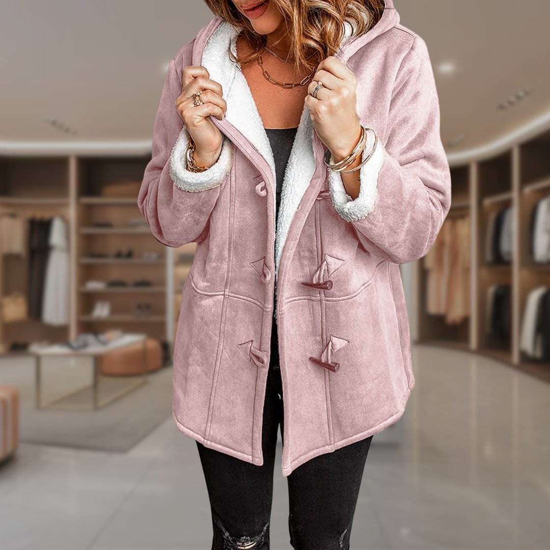 Women’s Hooded Duffle Overcoat | Josie