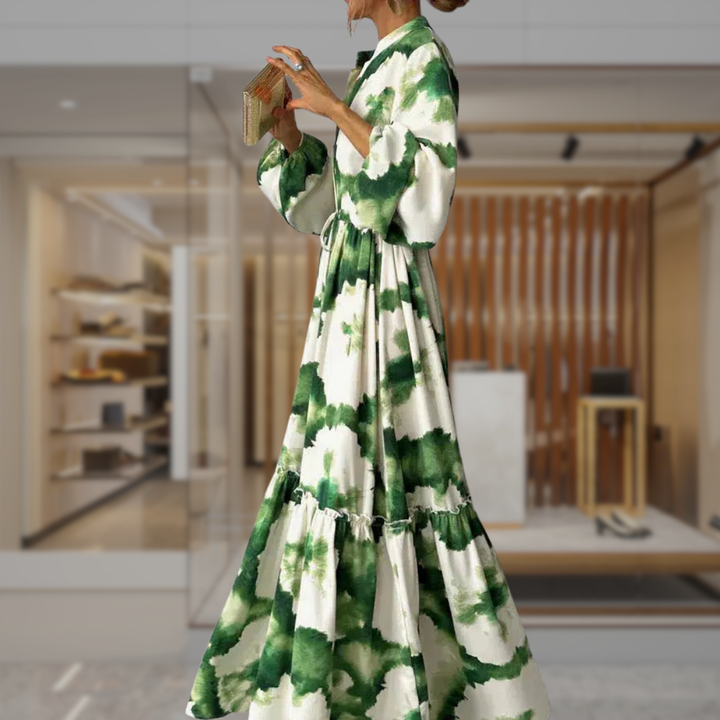 Women’s Floral Long Sleeve Maxi Dress | Dixie