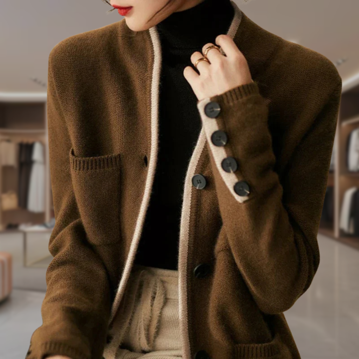 Women’s Tailored Knit Cardigan Sweater | Alana