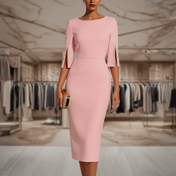 Women’s Sheath Formal Midi Dress | Bella