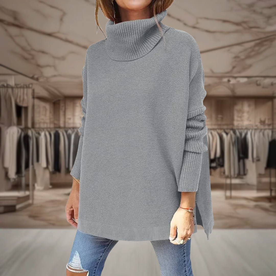 Women’s Oversized Turtleneck Pullover Sweater | Piper