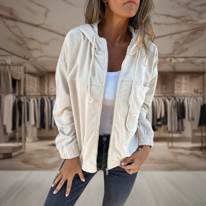 Women’s Fleece Zip Front Jacket | Jordin