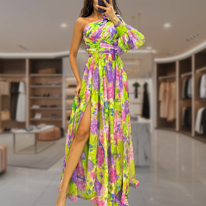 Women’s Floral Chiffon Formal Maxi Dress | Dania