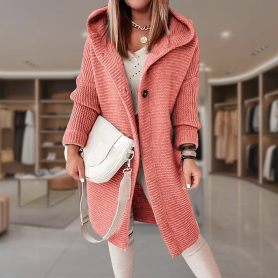 Women’s Hooded Wool Duster Coat | Alina
