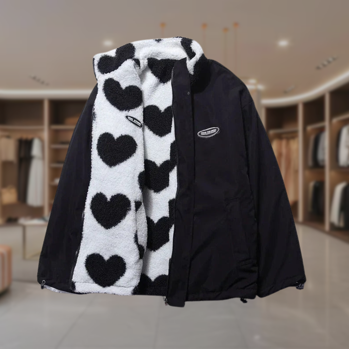 Women's Sherpa Lined Reversible Bomber Jacket | Bianca