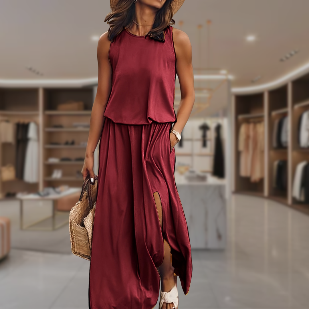 Women’s A Line Maxi Summer Dress | Avery