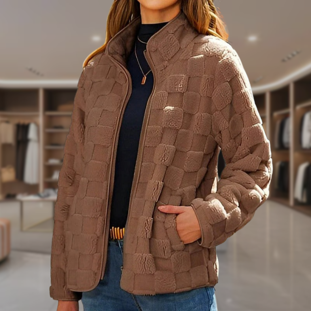 Women’s Quilted Zip Jacket | Celia