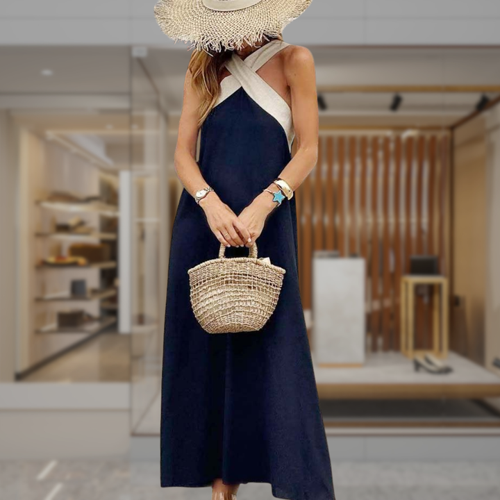 Women’s Halter Maxi Dress | Eliza