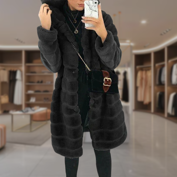 Women’s Long Faux Fur Teddy Coat | Jaidyn