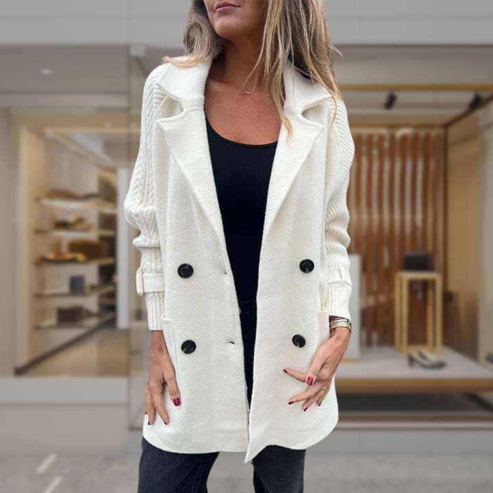 Women's Quilted Blazer Jacket  | Joyce