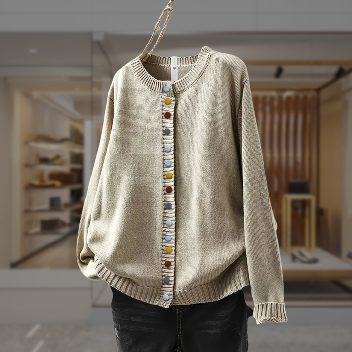 Women's Oversized Button Up Cardigan Sweater | Natalie