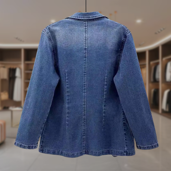 Women’s Denim Tailored Jacket | Aliya