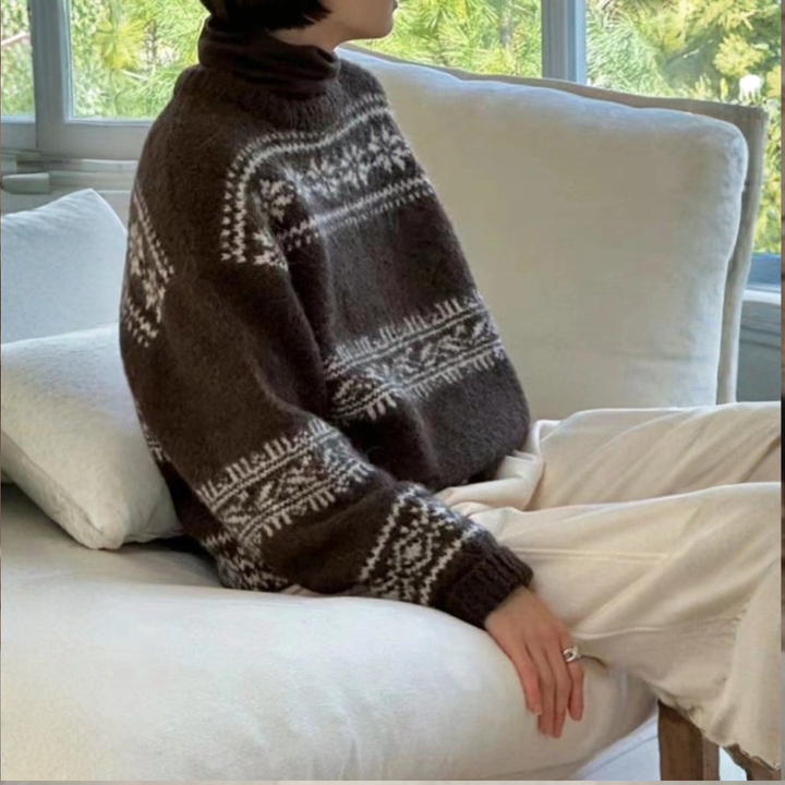 Women’s Fair Isle Pullover Sweater | Lena