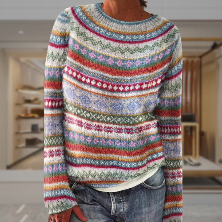 Women’s Fair Isle Pullover Sweater | Stella