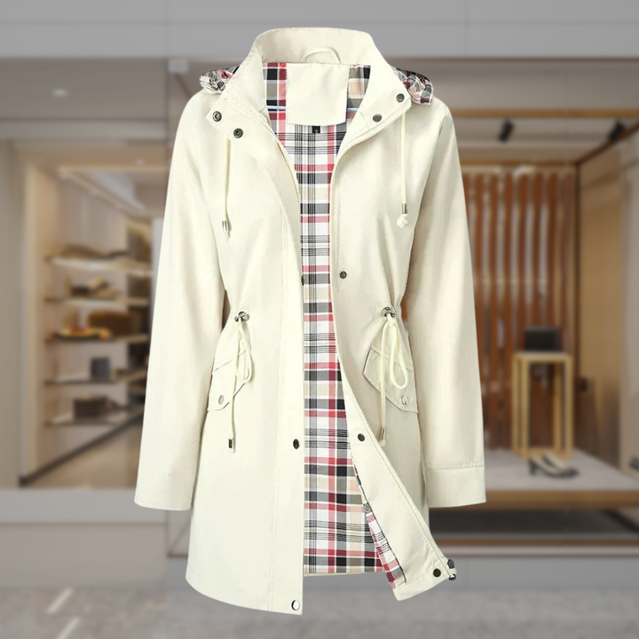 Women's Hooded Waterproof Rain Jacket | Emely