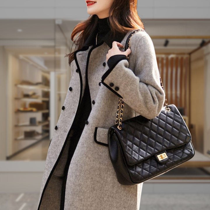 Women’s Double Breasted Wool Coat | Carlie