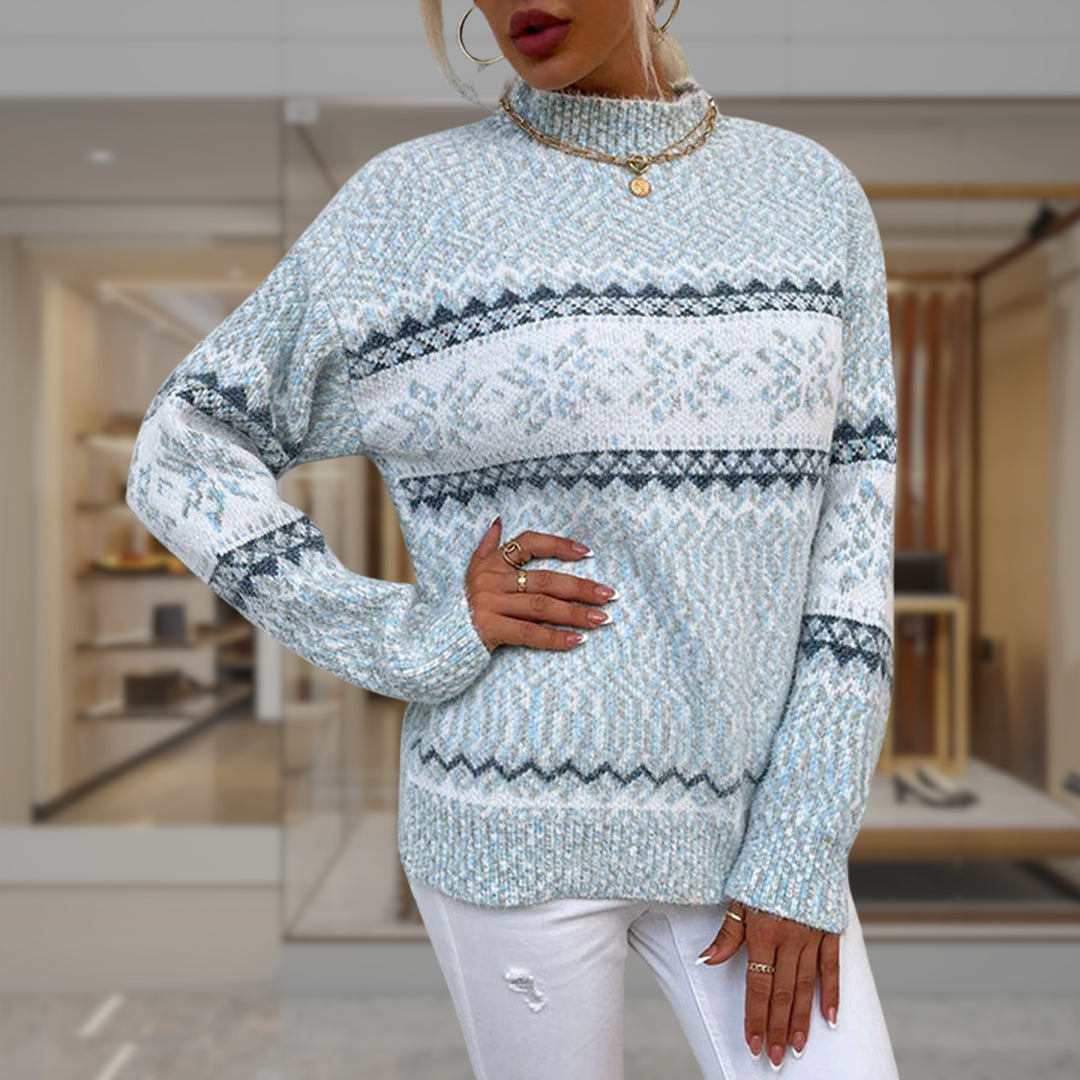Women’s Fair Isle Wool Sweater | Evie