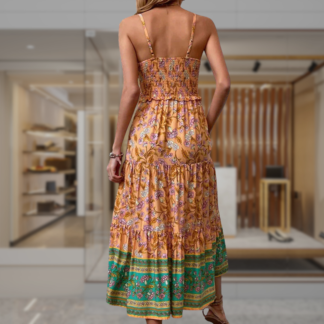 Women's Floral Boho Summer Dress | Kinley