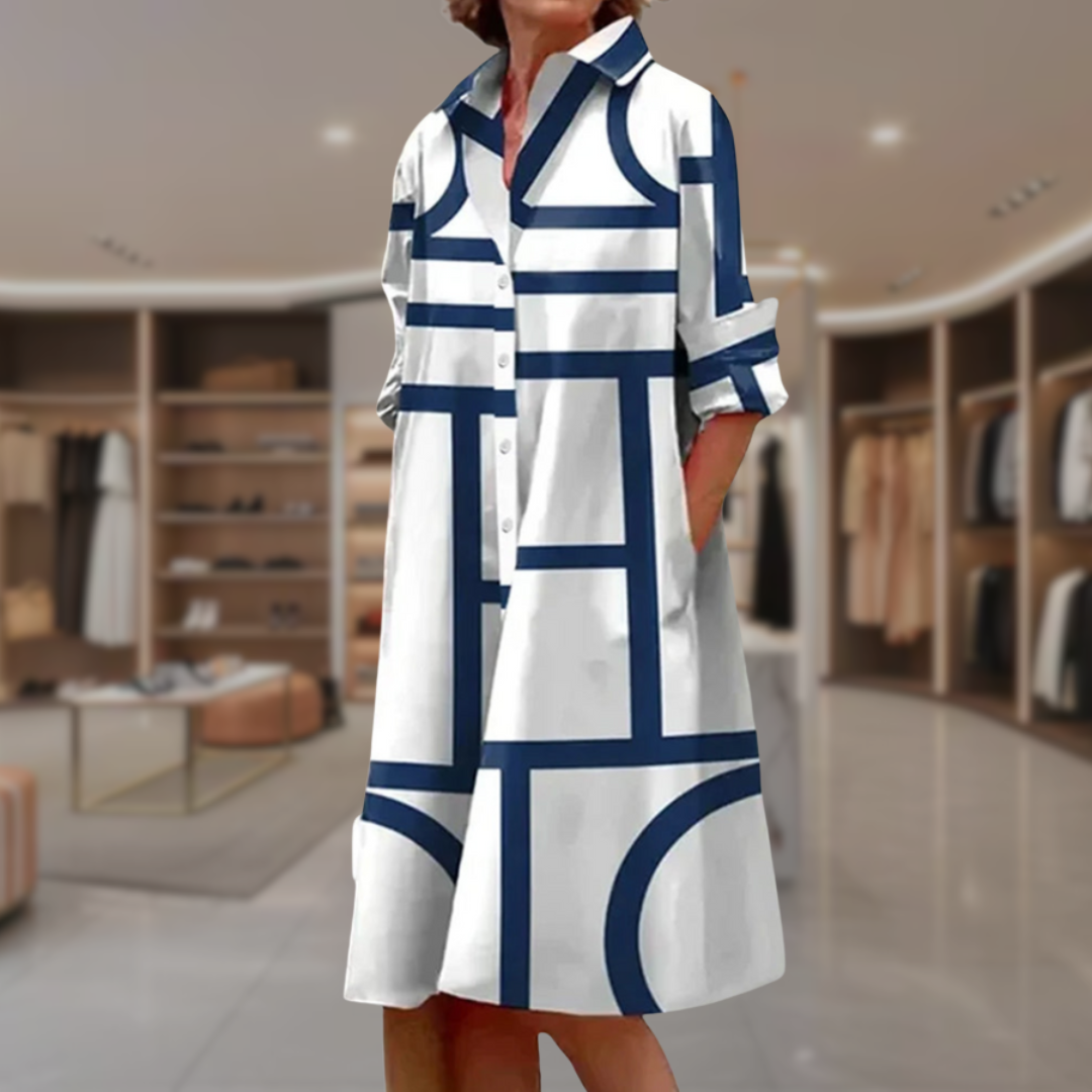 Women’s Midi Casual Shirt Dress | Molly