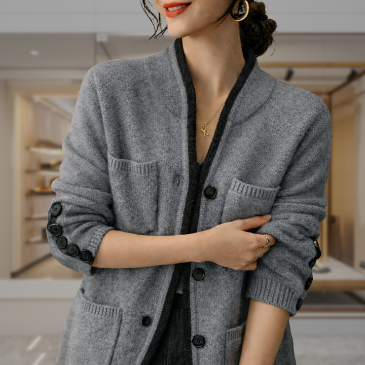 Women’s Tailored Knit Cardigan Sweater | Alana