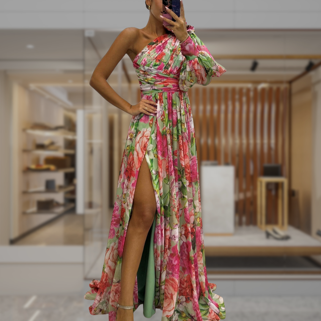 Women’s Floral Chiffon Formal Maxi Dress | Dania