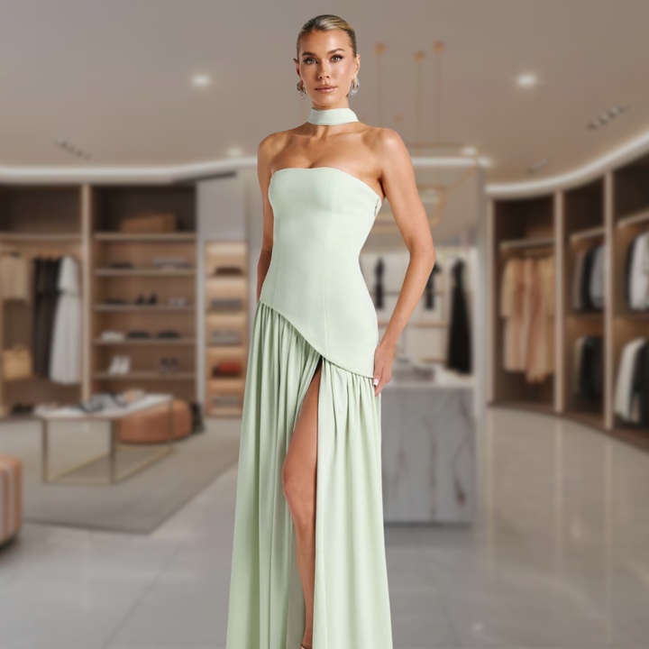 Women’s Strapless Formal Maxi Dress | Emilie